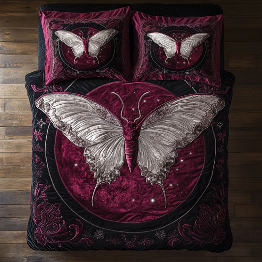 Red Wine Moth CP0206084CL Duvet Cover Set