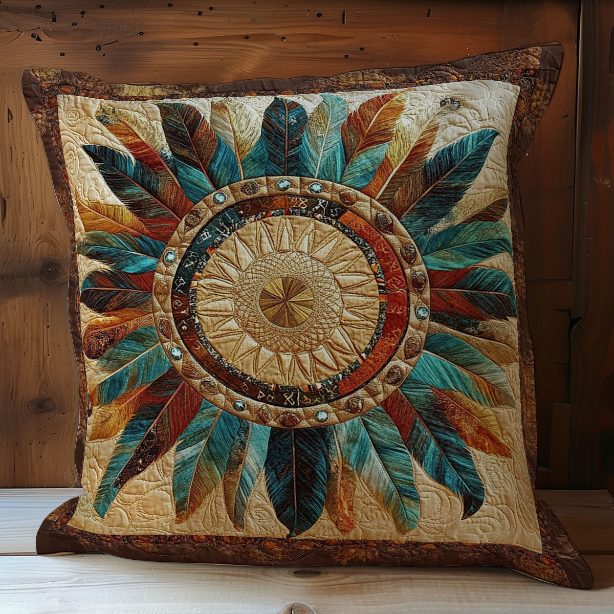 Feather Dreamcatcher WY1102076CL Quilt Pillow Case