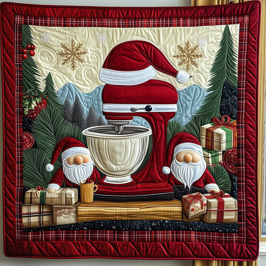 Warming Baking Day with Little Gnomes XK0511005CL Quilt