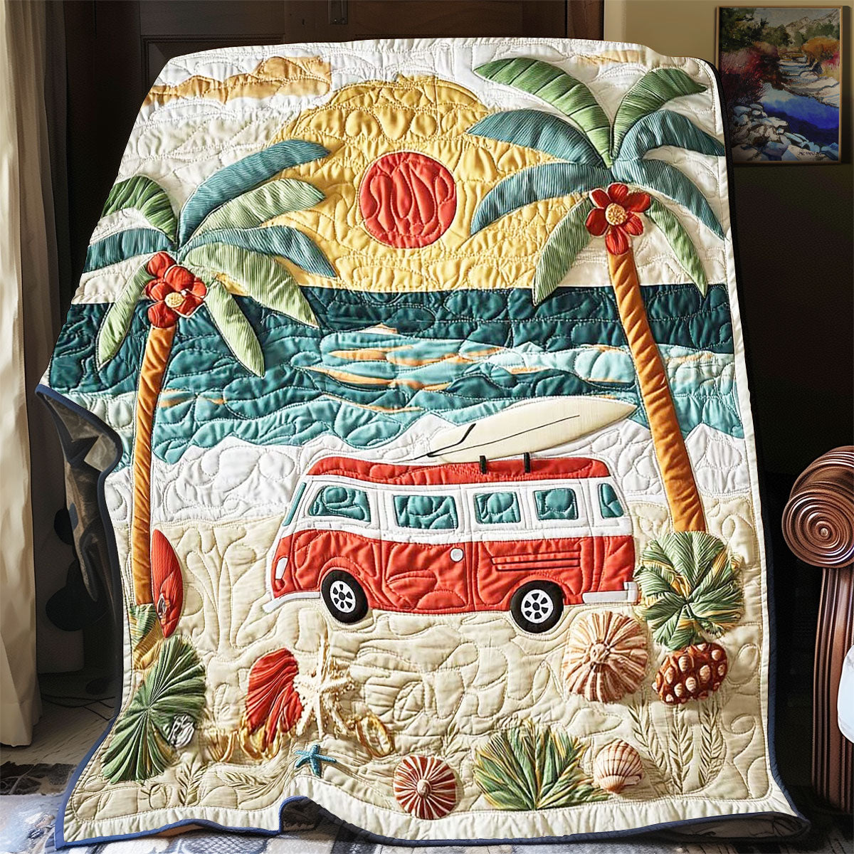 Beach Van WP0201007CL Quilt