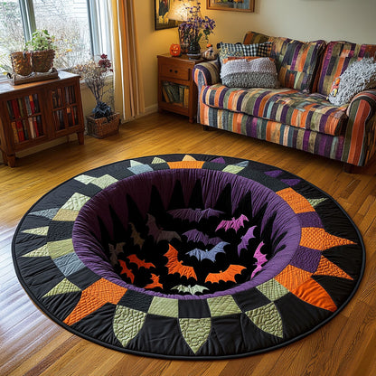 Midnight Flight CP0410003CL Quilted Round Mat