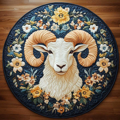 Lucky Goat CQ2504004CL Quilted Round Mat