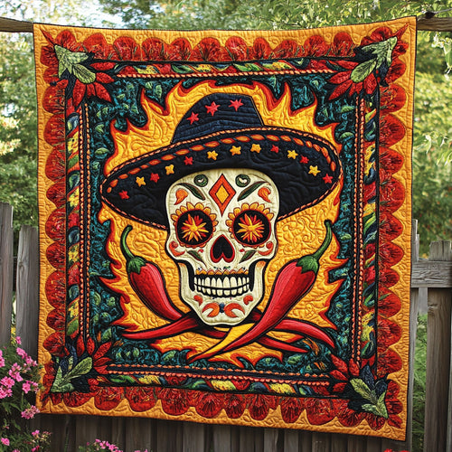Sacred Skull WN0609084CL Quilt