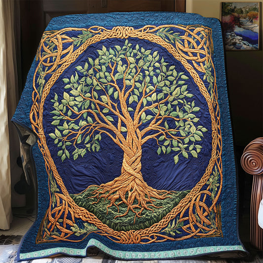 Golden Tree Of Life WX2012033CL Quilt