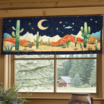 Cactus Night WY1605046CL Quilted Valance