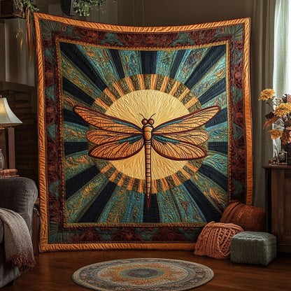 Harvest Dragonfly WN1408050CL Quilt