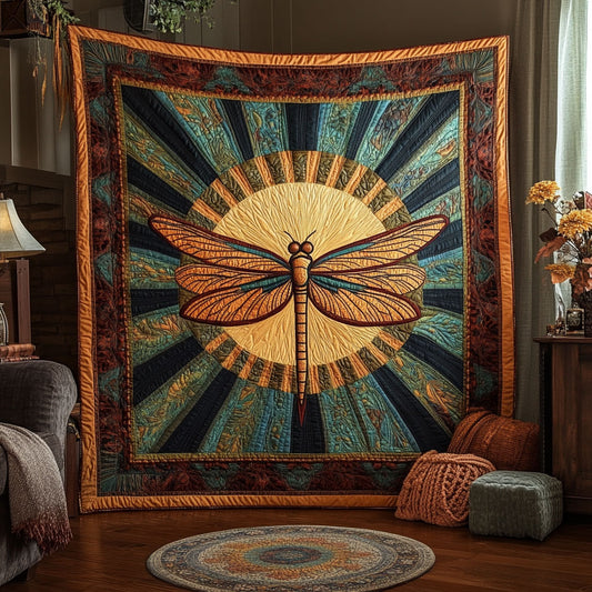 Harvest Dragonfly WN1408050CL Quilt