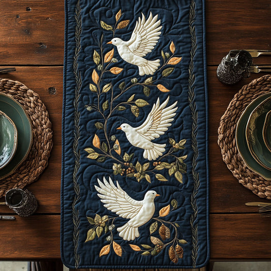 Dove Flight CP0606020CL Quilted Table Runner