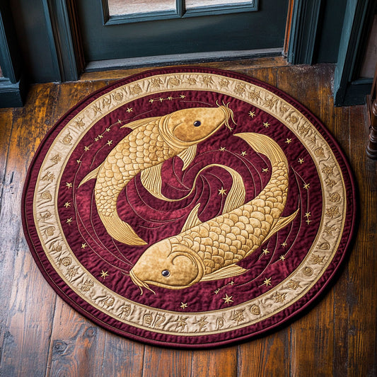 Pisces CP1707043CL Quilted Round Mat