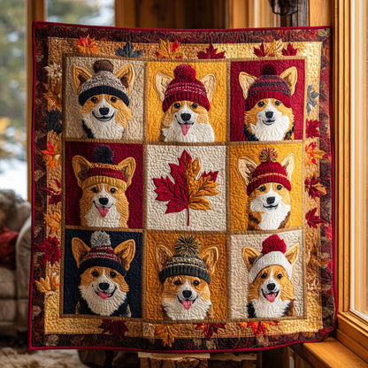Snuggle Corgi Time CW0608043CL Quilt