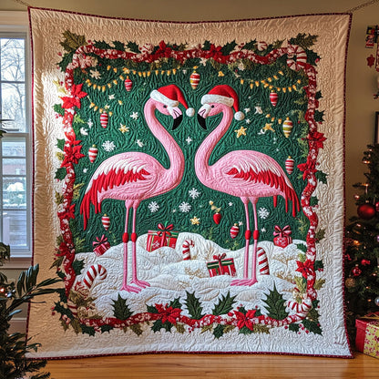 Flamingo Frosty Joy WN0210026CL Quilt