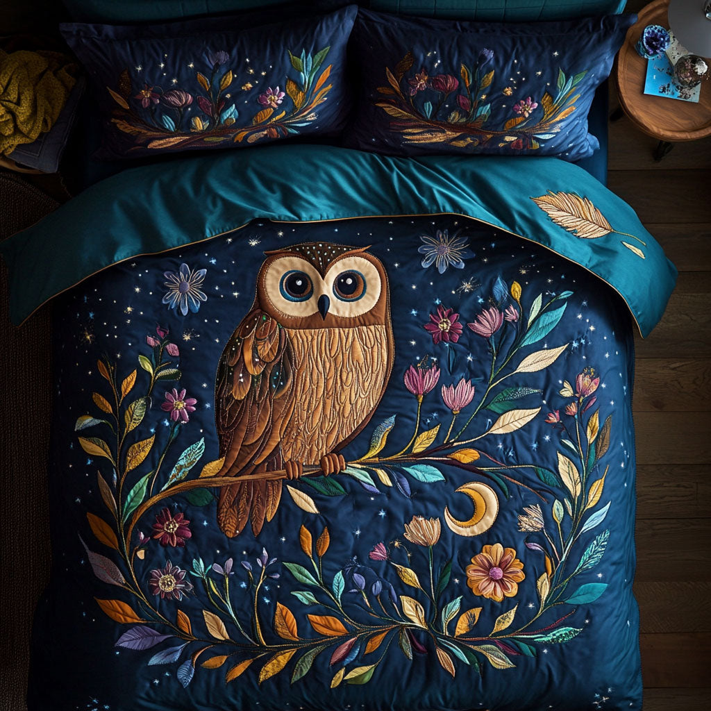 Midnight Owl CW3107037CL Duvet Cover Set