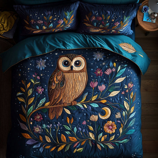 Midnight Owl CW3107037CL Duvet Cover Set