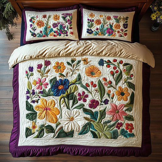 Colorful Flower WY0407024CL Duvet Cover Set