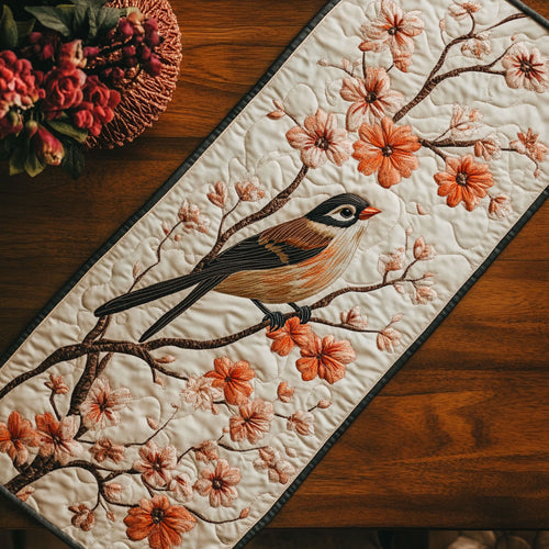 Charming Finch CP2804030CL Quilted Table Runner