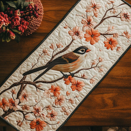 Charming Finch CP2804030CL Quilted Table Runner