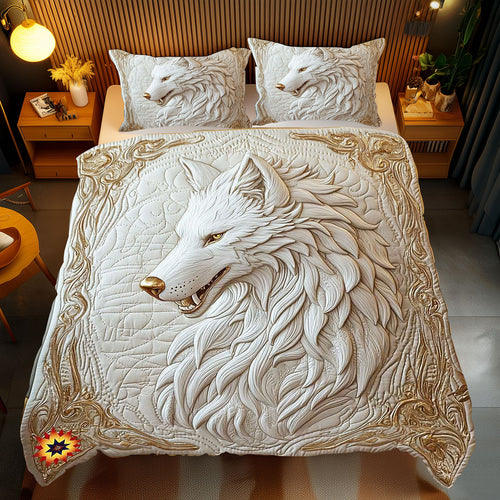 Celestial White Wolf WP1312027CL Duvet Cover Set