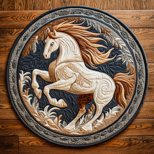 Silver Horse CQ0306043CL Quilted Round Mat