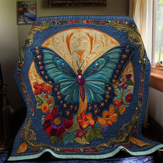 Blue Butterfly  WX1912003CL Quilt