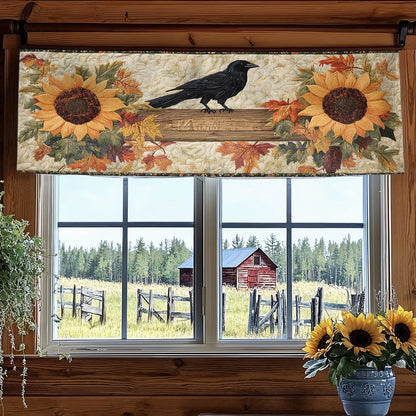 Sunlit Crow WN2907092CL Quilted Valance