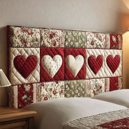 Patchwork Love CP1612025CL Quilted Headboard Slipcover