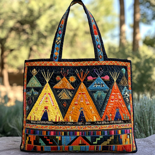 Spirit Teepee WN2209077CL Quilted Tote Bag