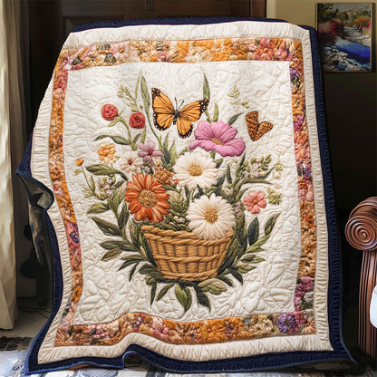 Flower Basket WX1701047CL Quilt