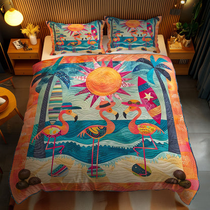 Tropical Flamingo WN2102002CL Duvet Cover Set