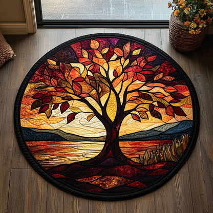 Branches of Grace CM2905023CL Quilted Round Mat