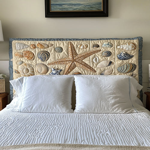 Seashell Grace WN0501054CL Quilted Headboard Slipcover