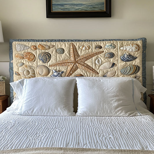Seashell Grace WN0501054CL Quilted Headboard Slipcover