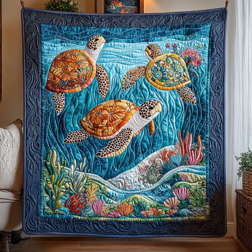 Brilliant Seabed CQ1206006CL Quilt