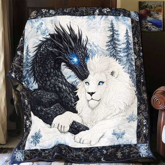 Black Dragon And White Lion WX0805003CL Quilt