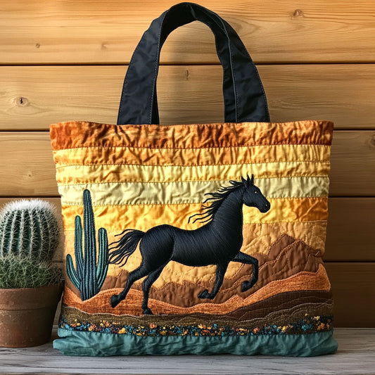 Desert Horse CW2509006CL Quilted Tote Bag