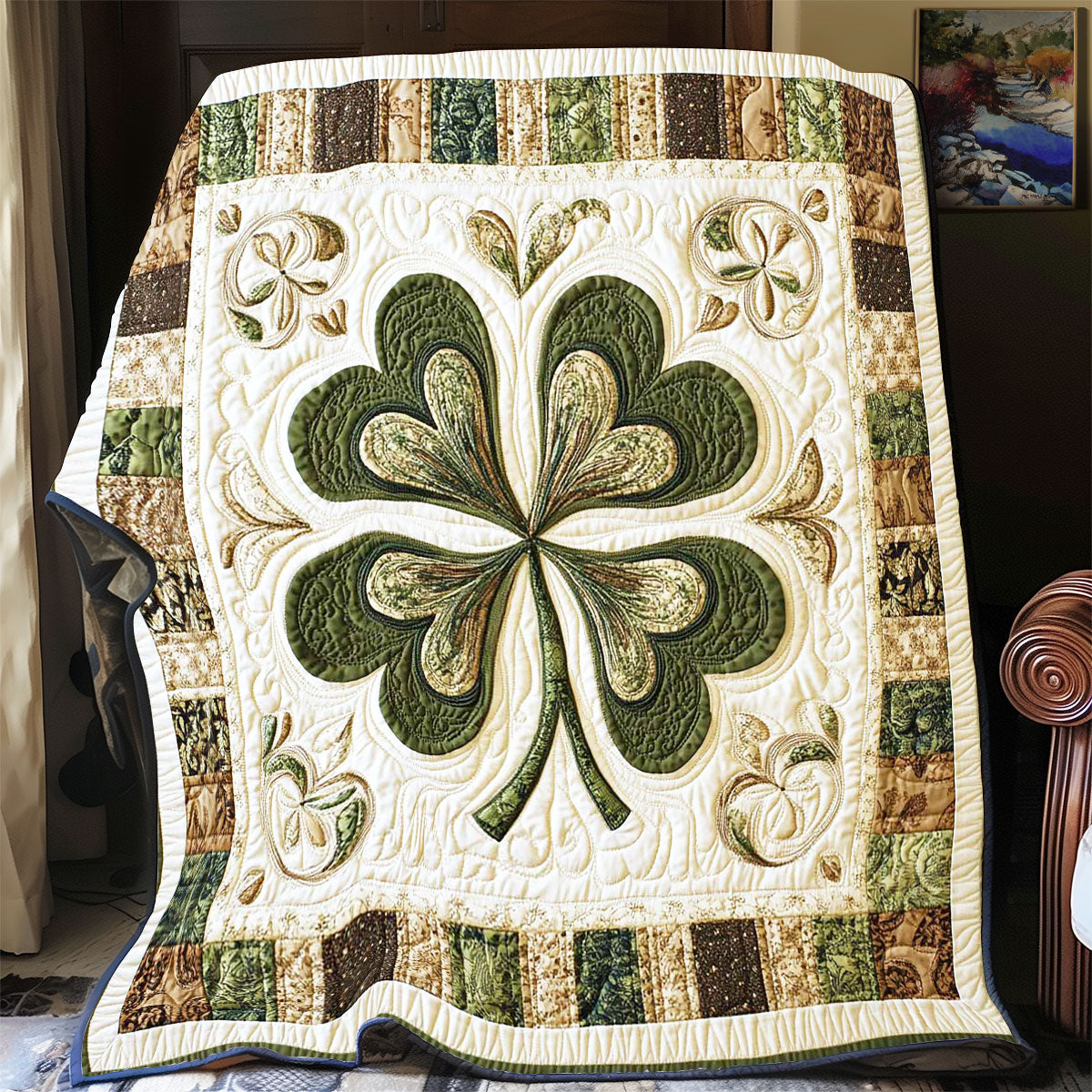 Patchwork Shamrock WP1402029CL Quilt