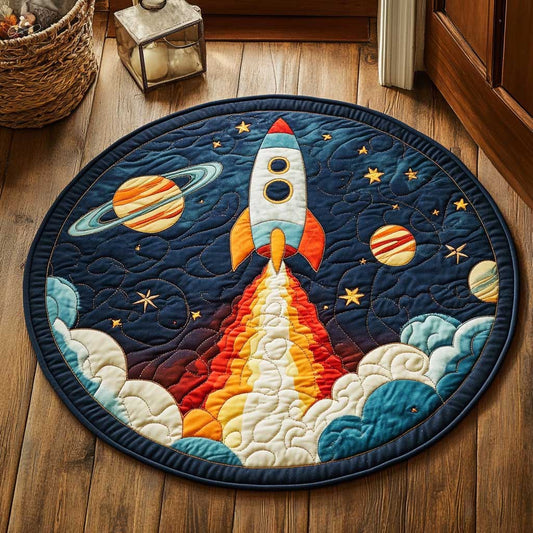 New Discovery CQ2205019CL Quilted Round Mat
