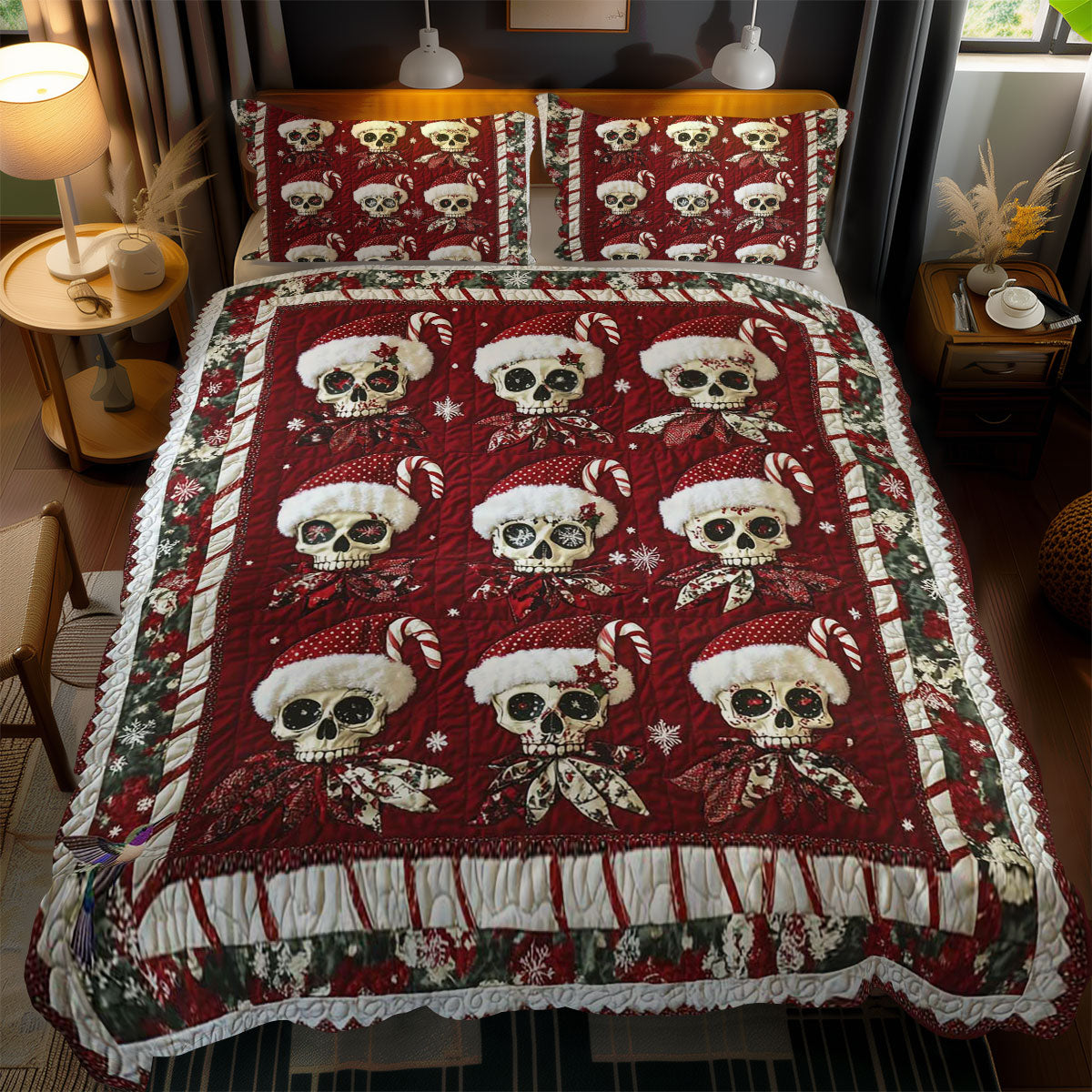 Festive Skulls WN1911026CL Duvet Cover Set