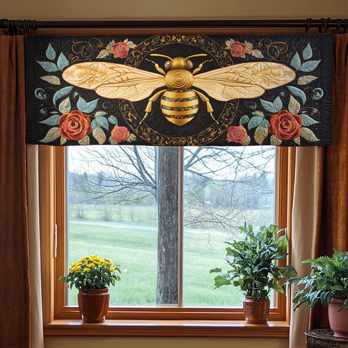 Flower Bee WX1705010CL Quilted Valance
