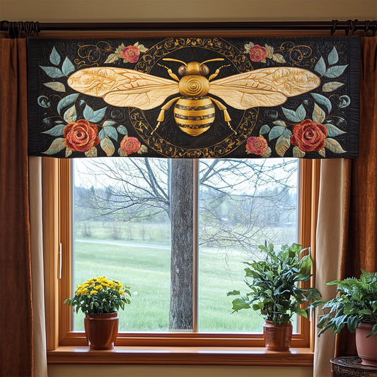 Flower Bee WX1705010CL Quilted Valance