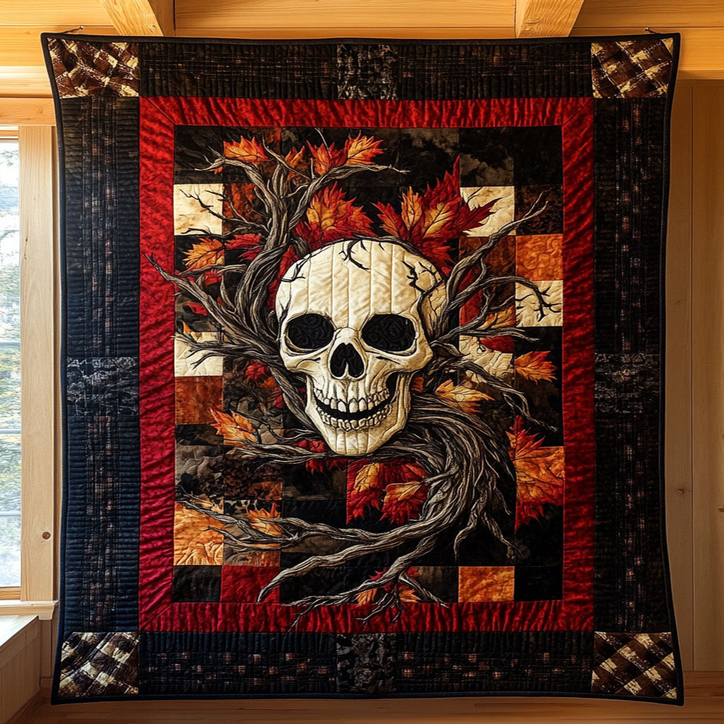 Bonefire Skull WN2208014CL Quilt
