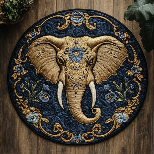 Noble Elephant WN2904040CL Quilted Round Mat
