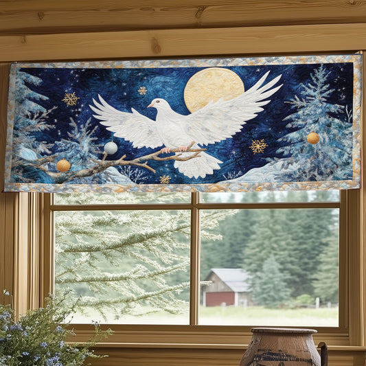 Snowy Peace WY1505046CL Quilted Valance