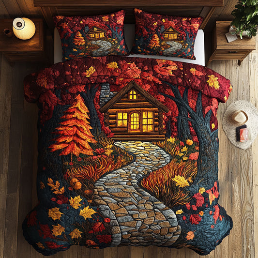 Warmly Lit Cabin DH2909008CL Duvet Cover Set