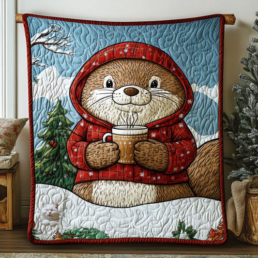 Otter Christmas WT1810013CL Quilt