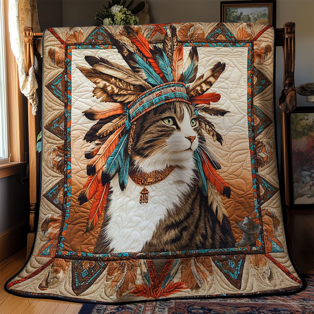 Native Cat Pride WN2012014CL Quilt