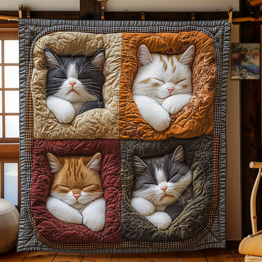 Cat Nappers CP0512134CL Quilt