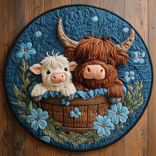 Cozy Cow Comfort CM2304021CL Quilted Round Mat