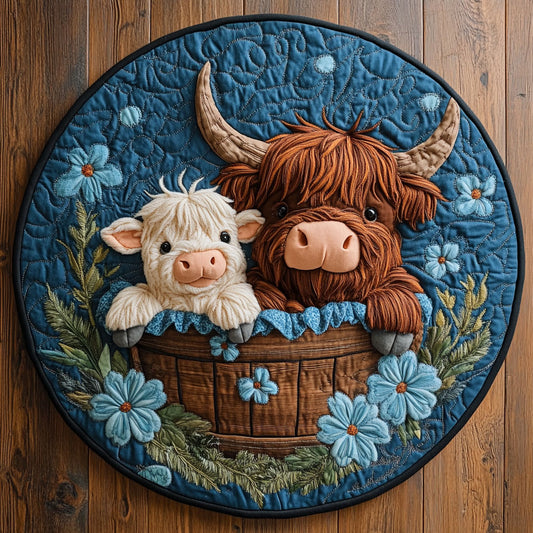 Cozy Cow Comfort CM2304021CL Quilted Round Mat