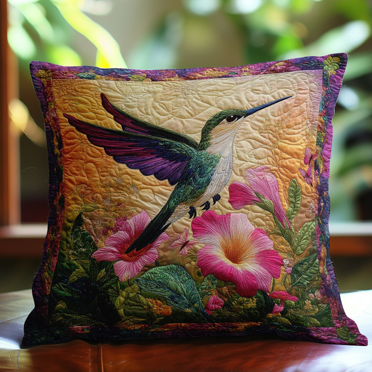 Hummingbird Paradise WN0802115CL Quilt Pillow Case