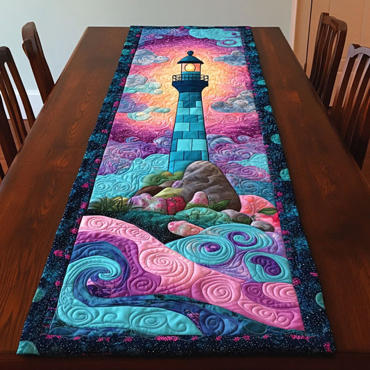 Dreamy Lighthouse CM1605024CL Quilted Table Runner